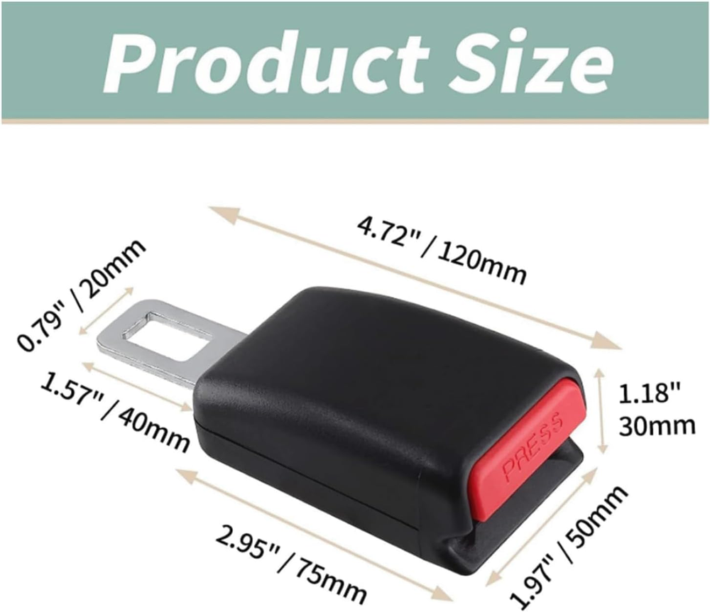 ๐๐Car Belt Buckle Extension Seat Belt Clips